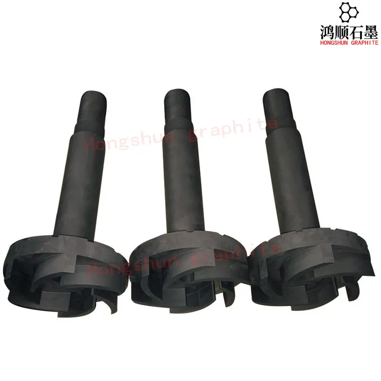 Vätskeomrörande grafitrotor